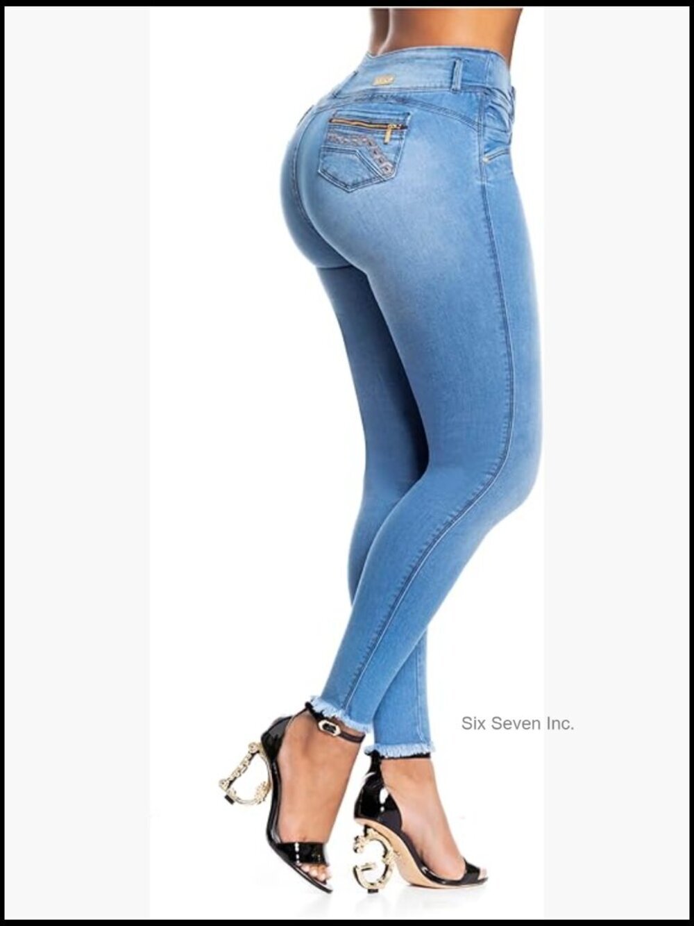 High Waisted Butt Lifting Colombian Jeans for Women